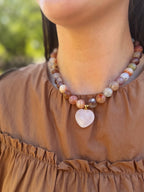 MARGARET NECKLACE WITH HEART CHARM
