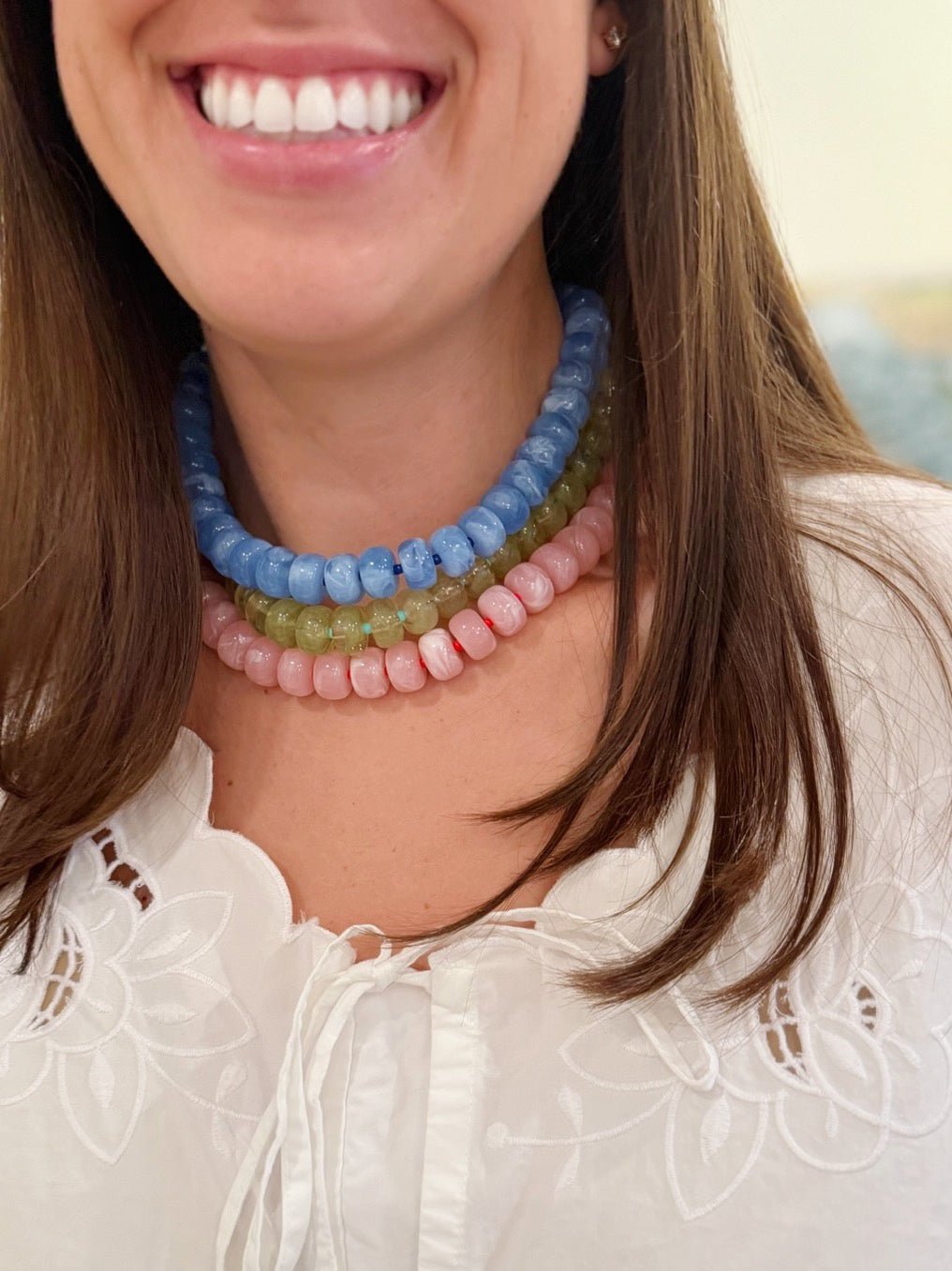 LYLE NECKLACE - GREEN