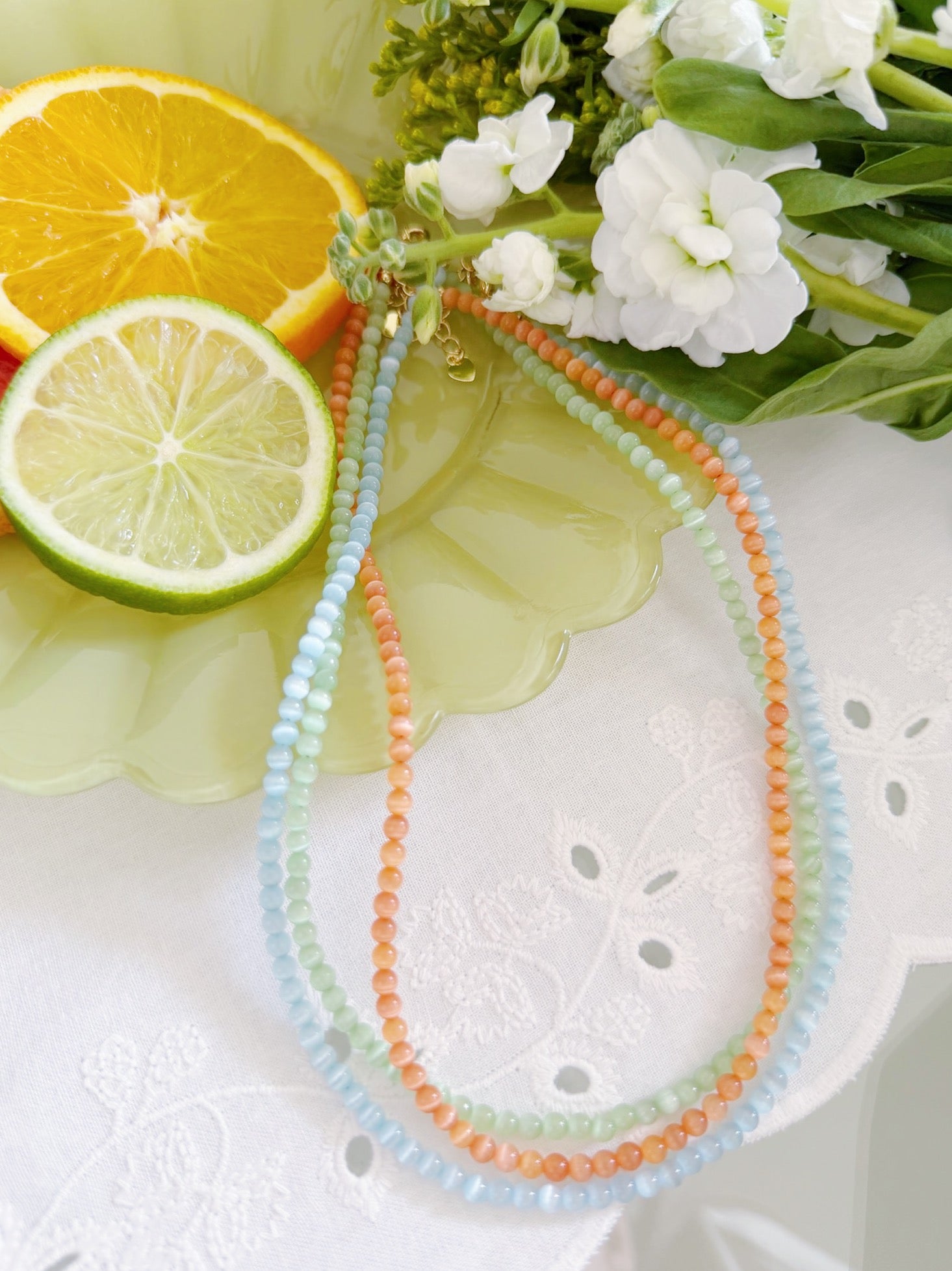 MAE NECKLACE - GREEN