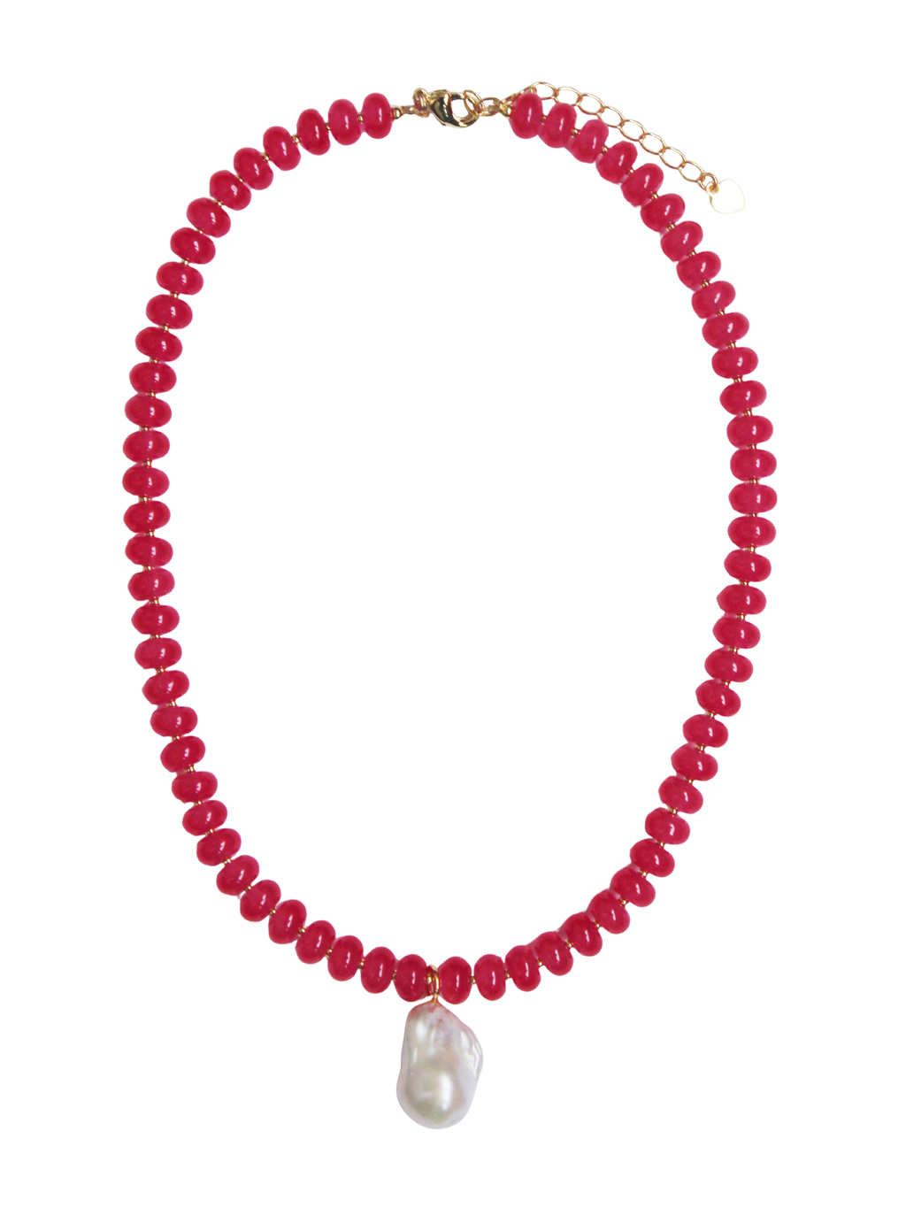 POPPY PEARL - HOT PINK