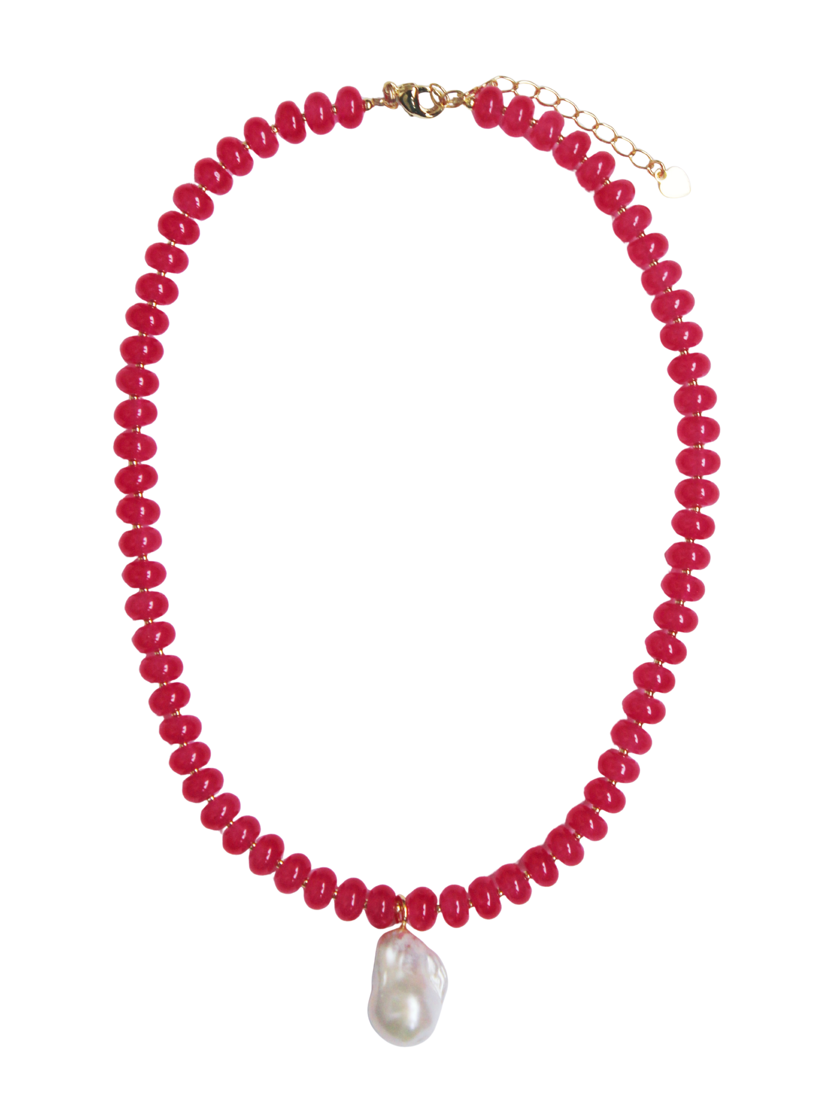 POPPY PEARL - HOT PINK