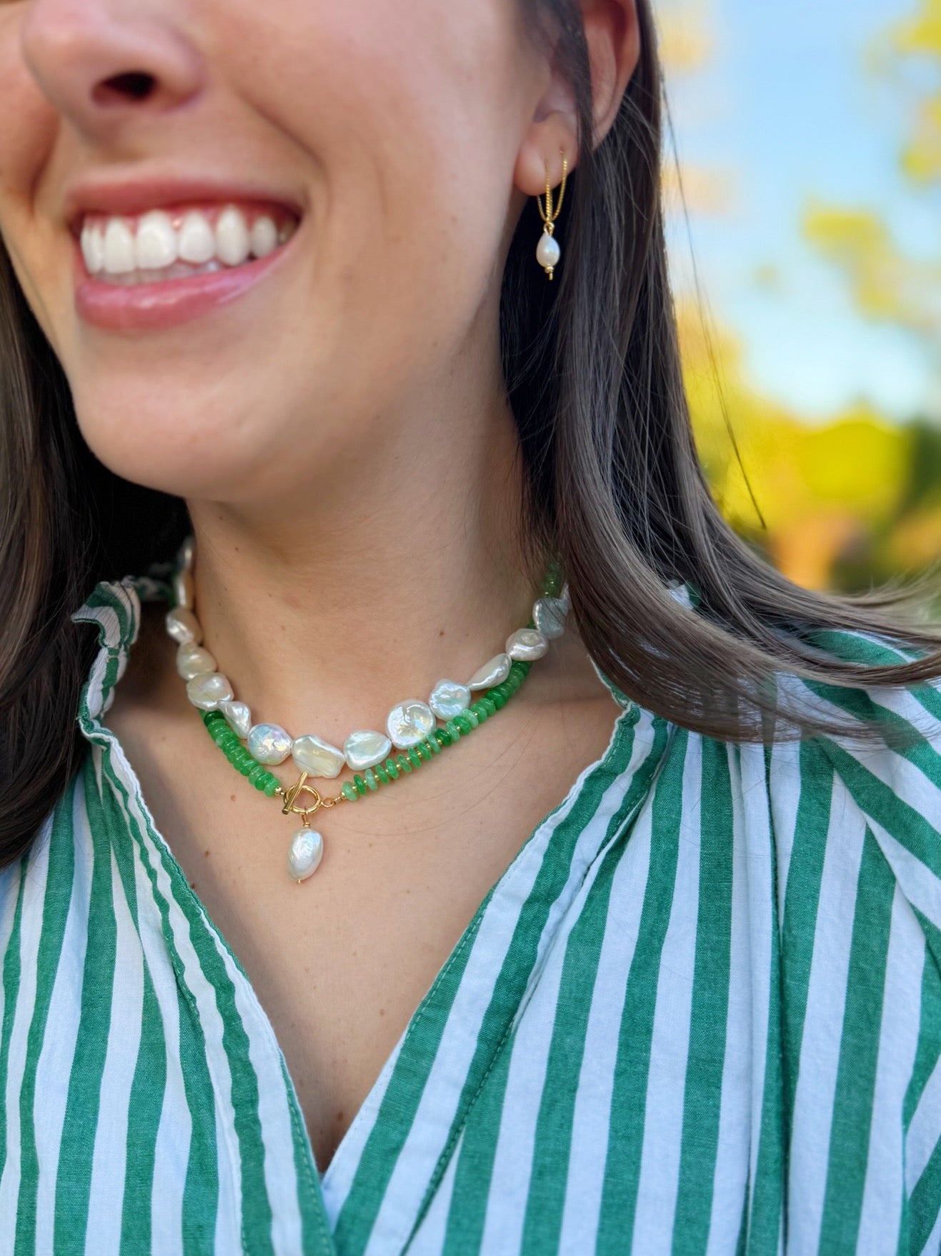 Hole-in-One Threader Earrings