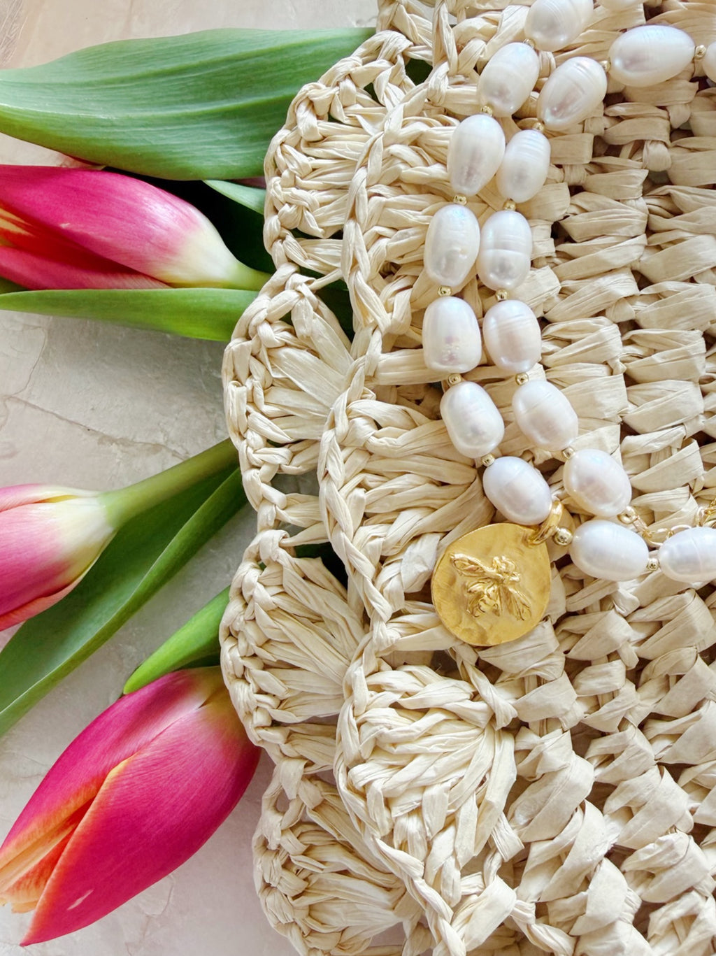 ELLEN BEE CHARM NECKLACE