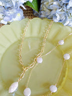 POSY PEARL CHAIN NECKLACE