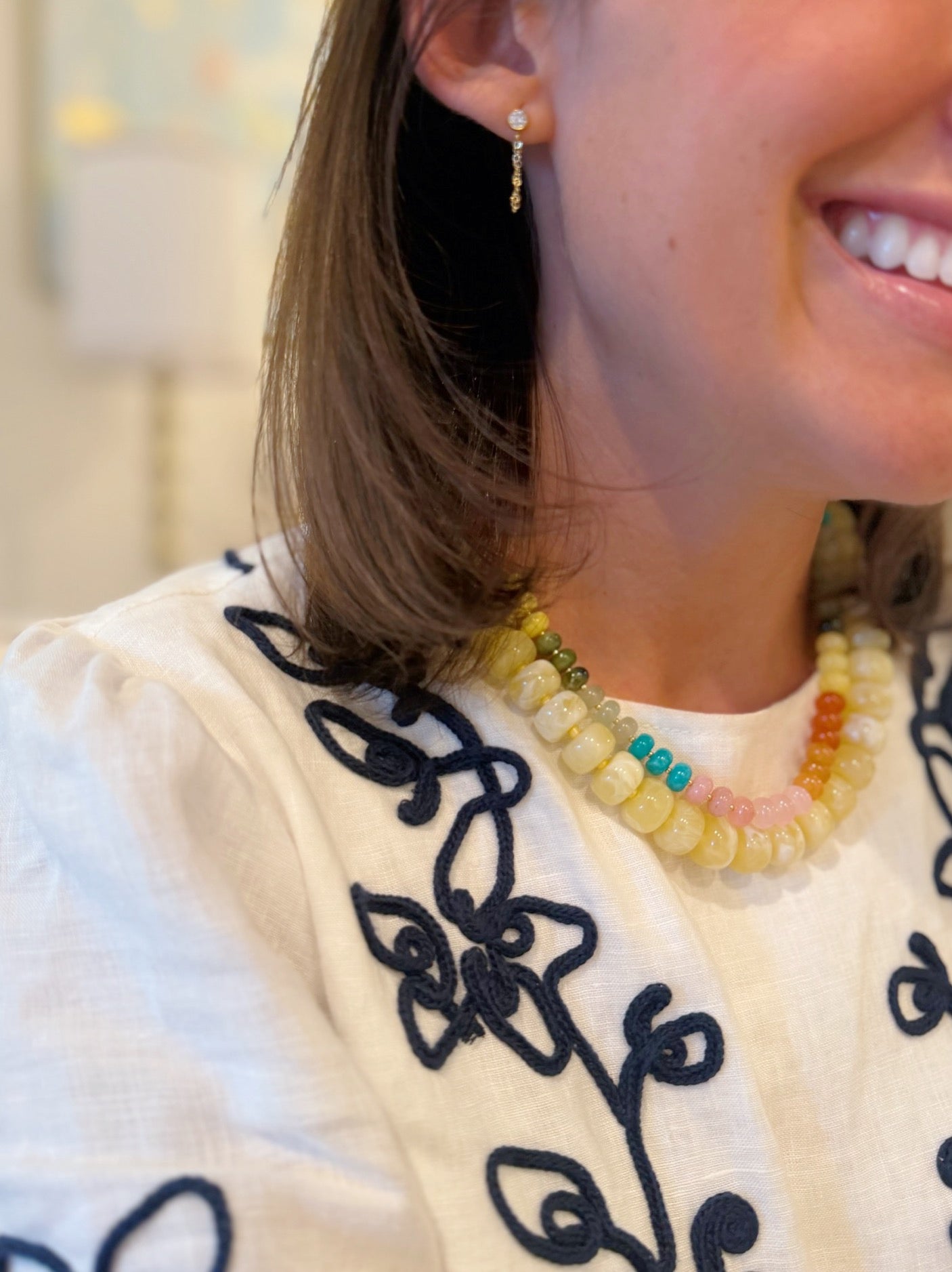 LYLE NECKLACE - YELLOW