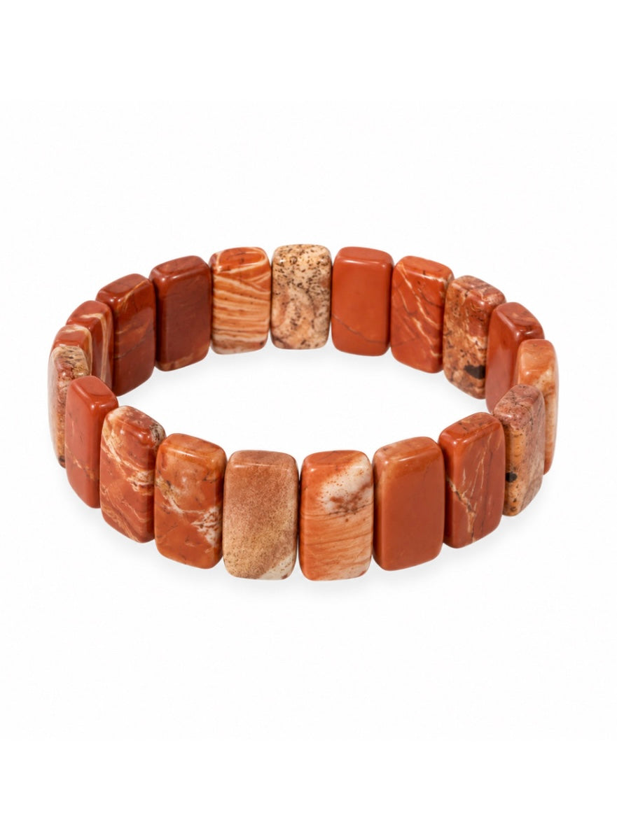 LAUREL BRACELET - CAPPUCCINO JASPER