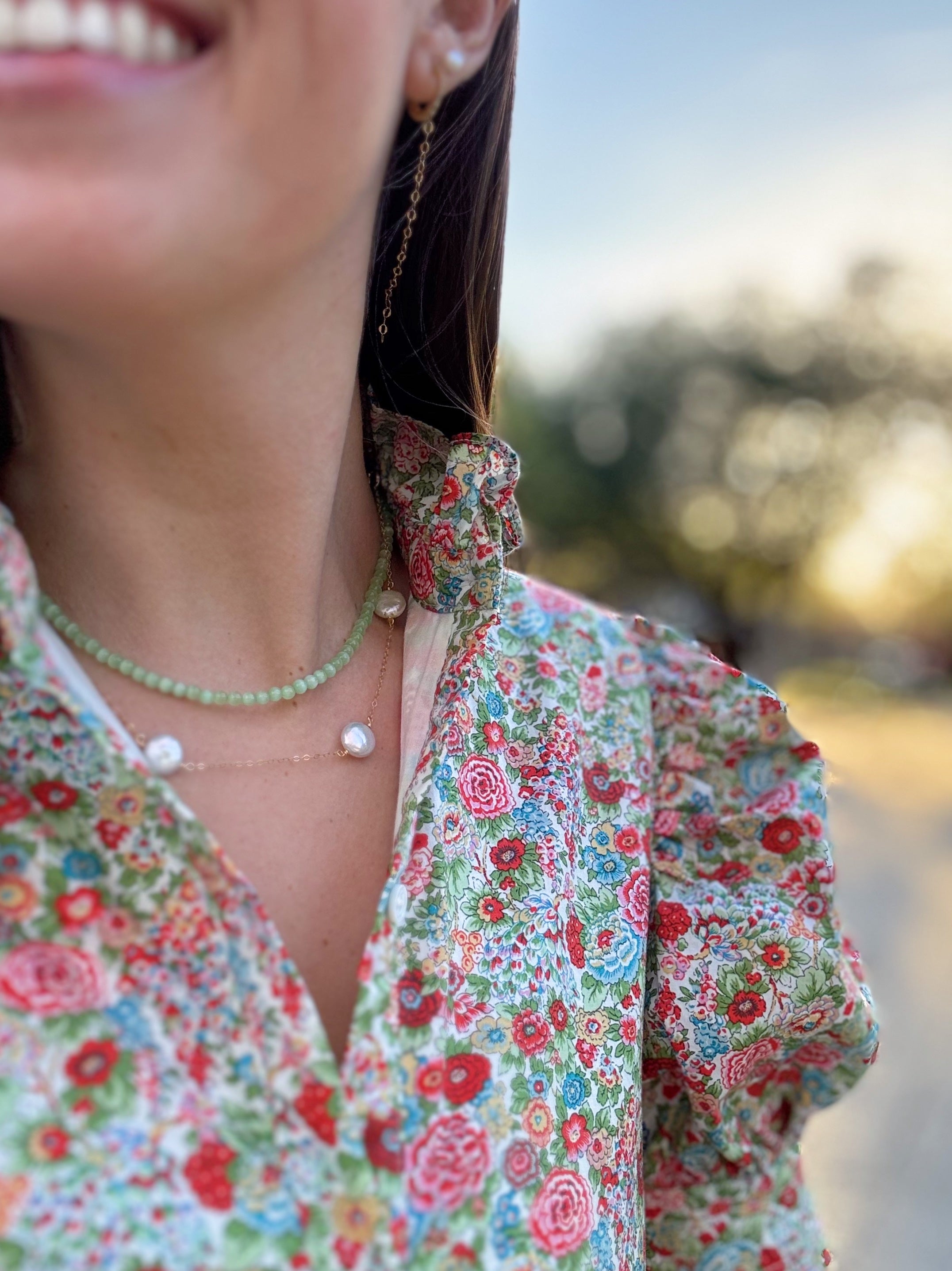 MAE NECKLACE - GREEN