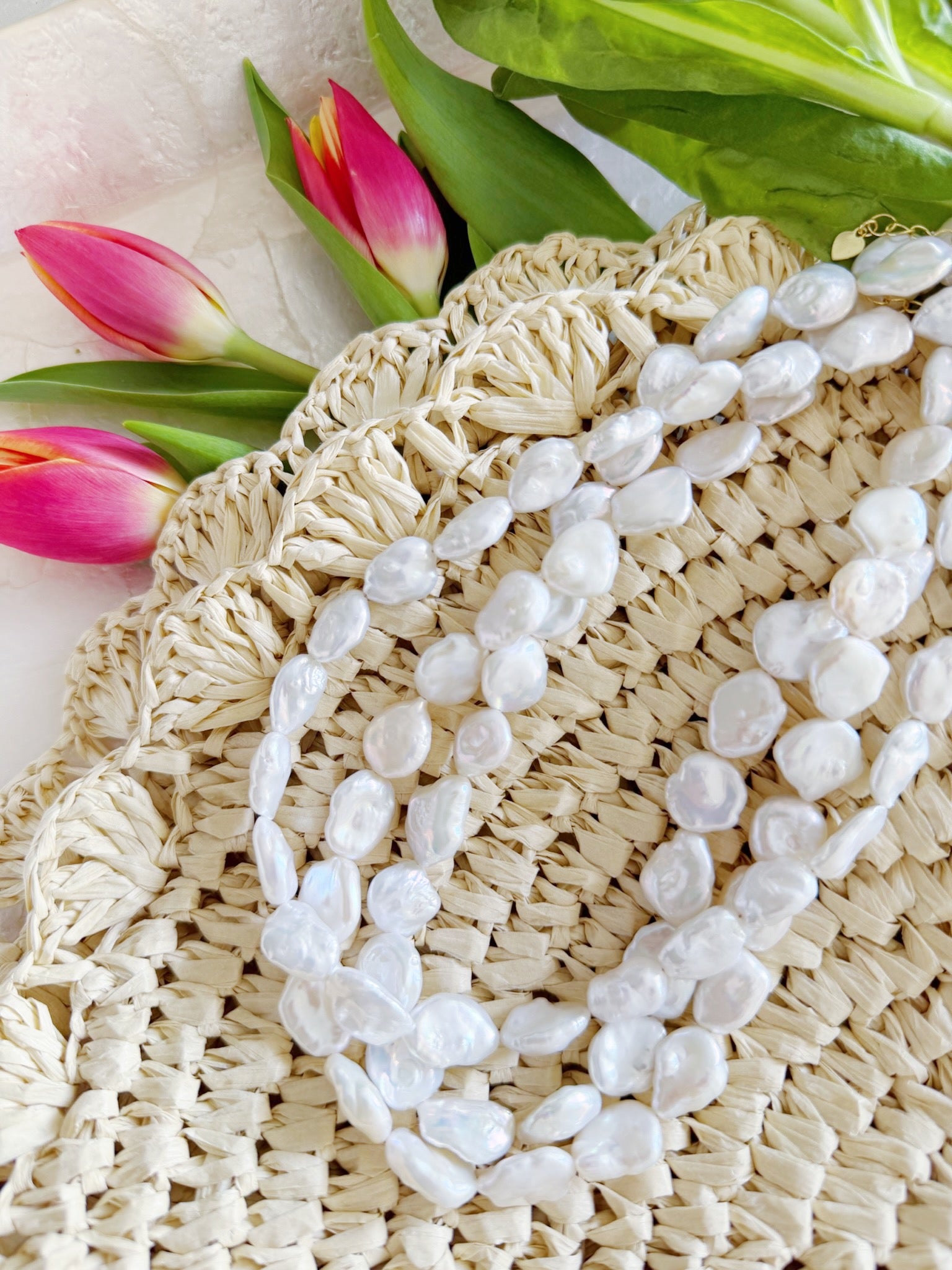 PENNY PEARL NECKLACE