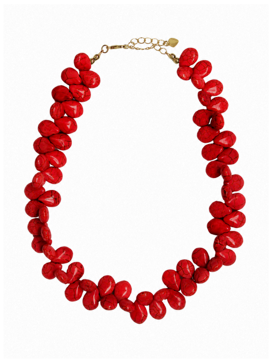 TINSLEY NECKLACE - RED
