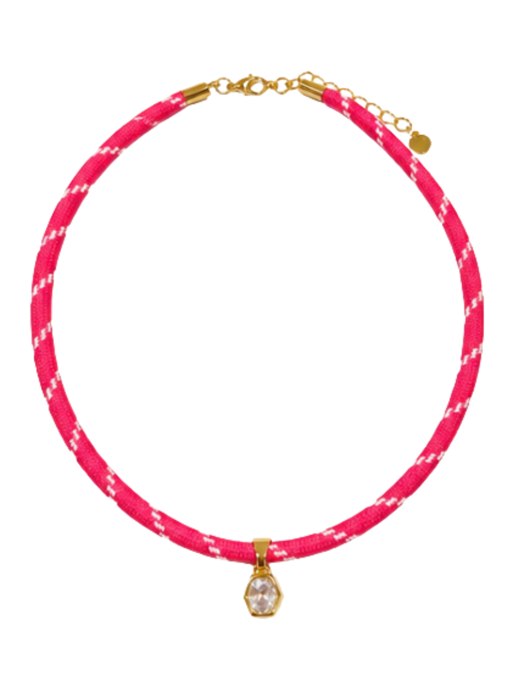 BLAIR CORD NECKLACE - PINK
