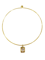 BEZEL COLLAR NECKLACE