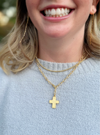 JOY CROSS NECKLACE