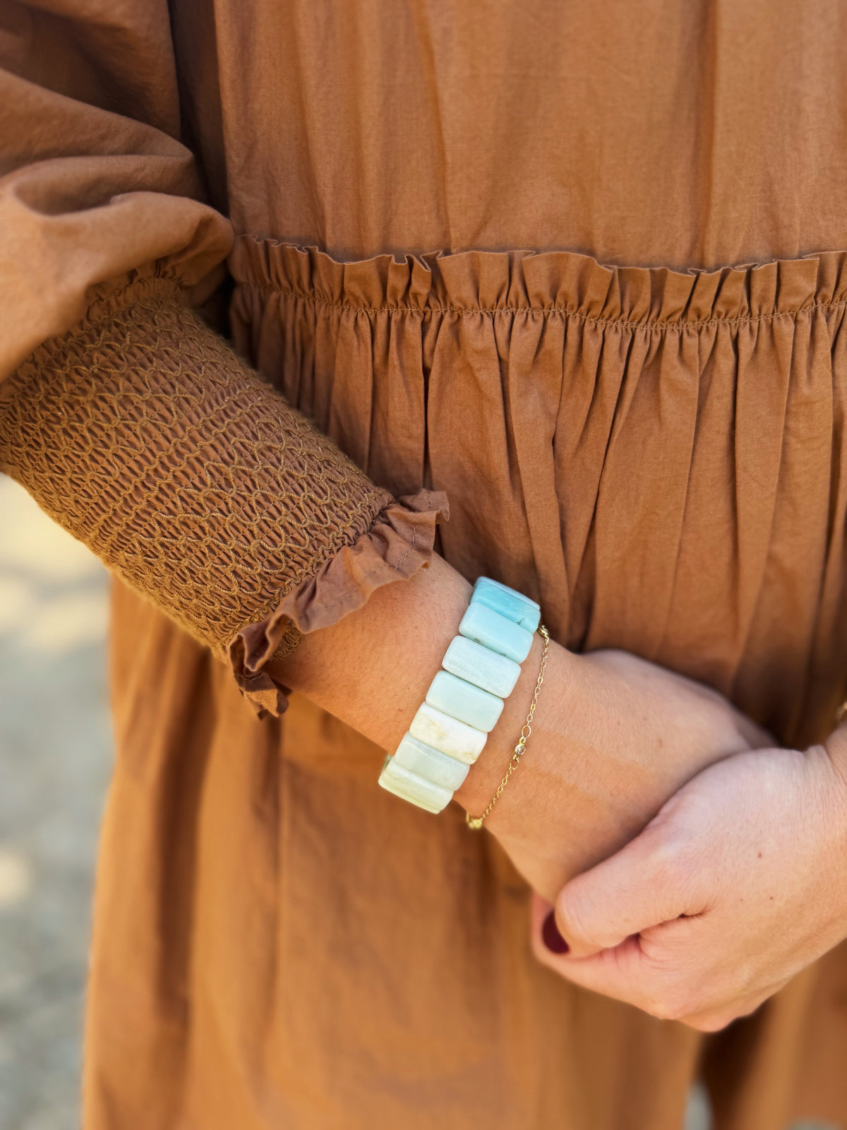 LAUREL BRACELET - AMAZONITE