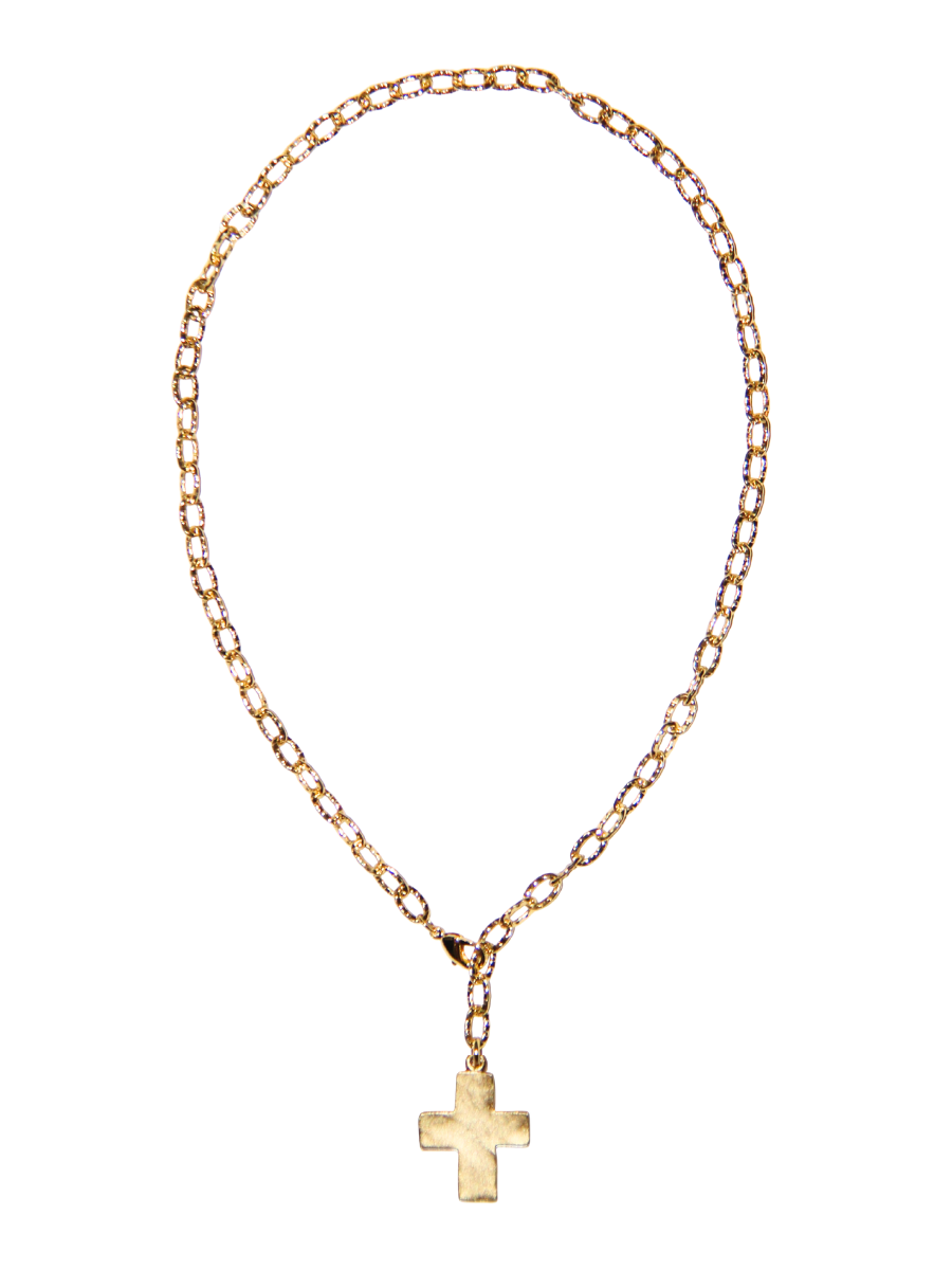 JOY CROSS NECKLACE