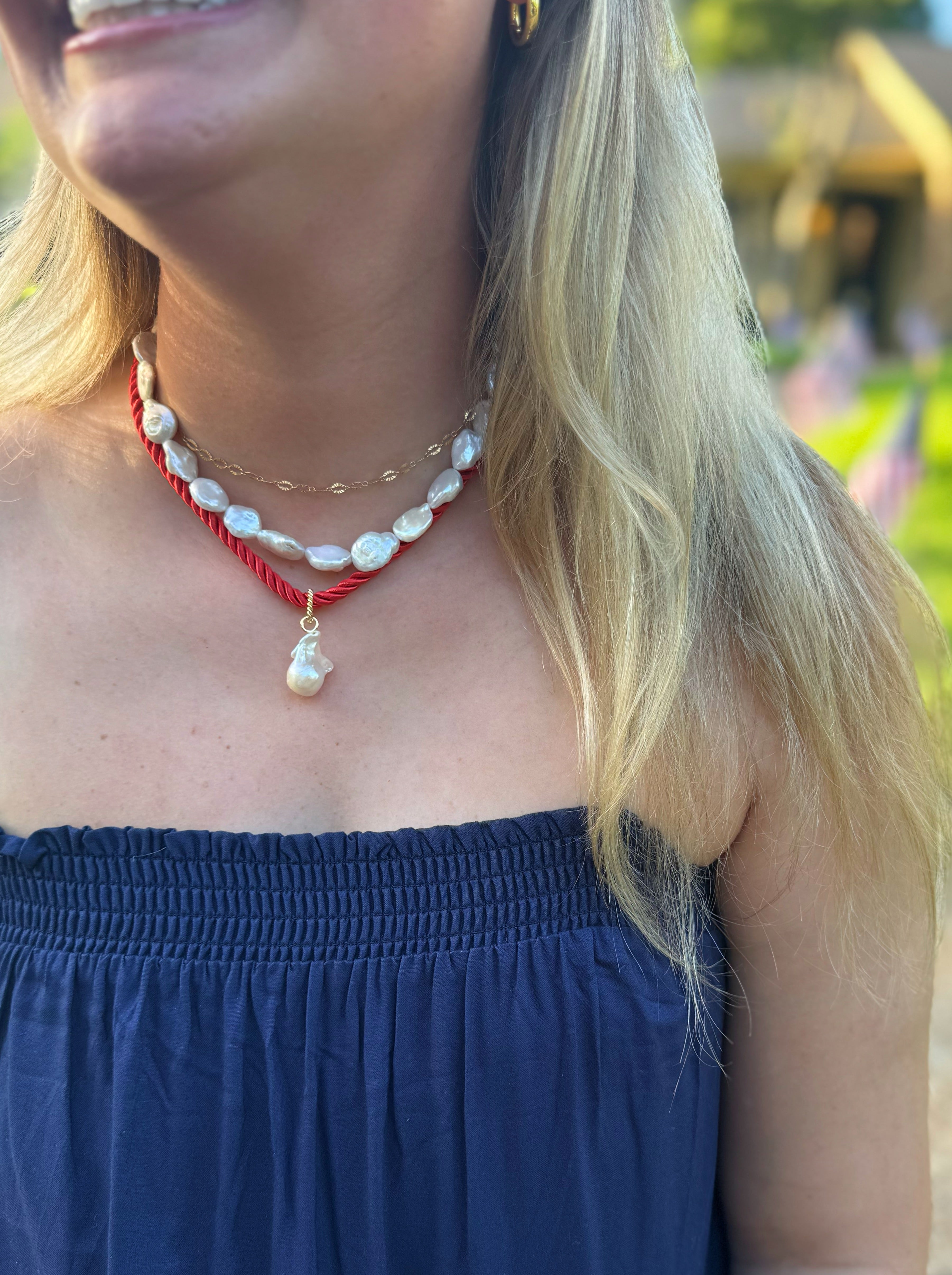 PENNY PEARL NECKLACE