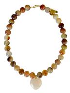 MARGARET NECKLACE WITH HEART CHARM