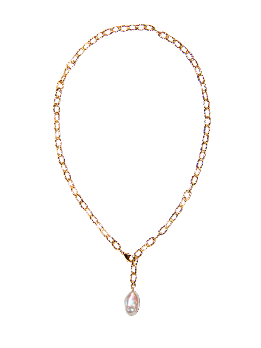 POSY PEARL CHAIN NECKLACE