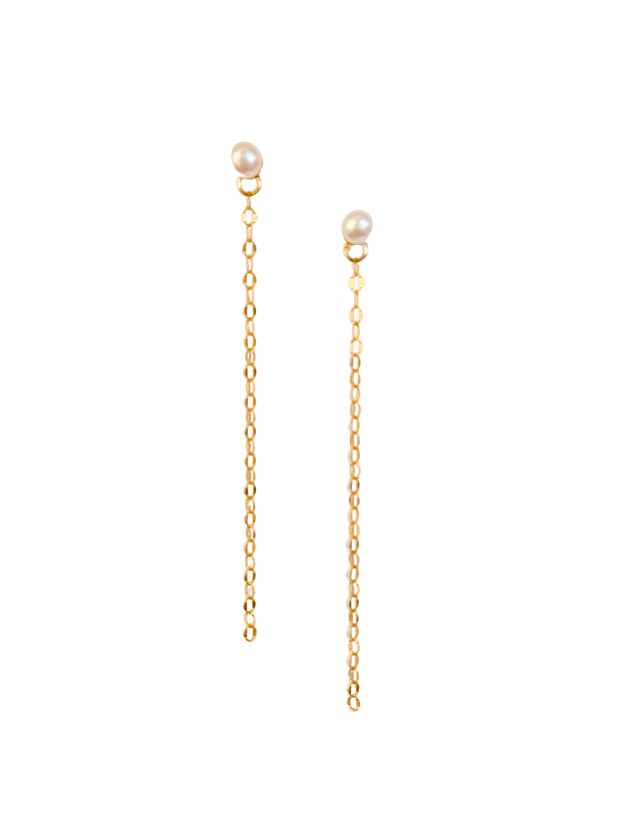 PEARL DUSTER EARRINGS