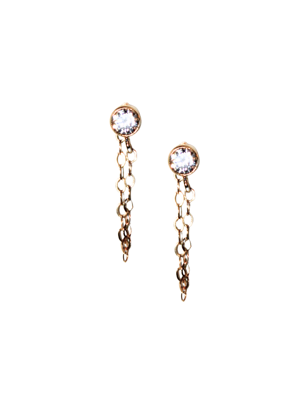 BEZEL WRAP EARRING