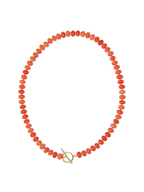 Tailgate Toggle Necklace Orange