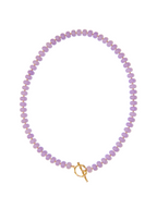 Tailgate Toggle Necklace Purple