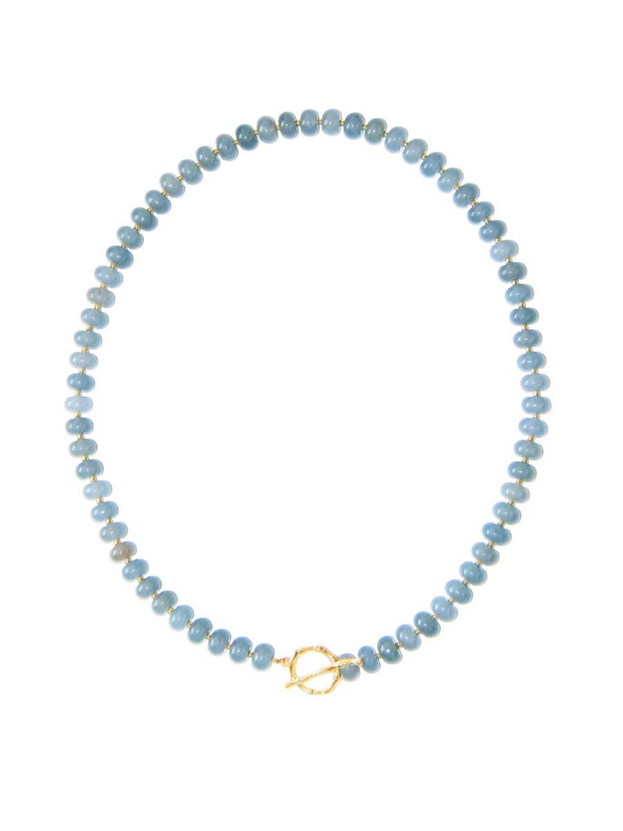 Tailgate Toggle Necklace Blue