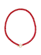 Tailgate Toggle Necklace Red